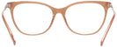 Square Brown Burberry 2333L Single Vision Full Frame View #4