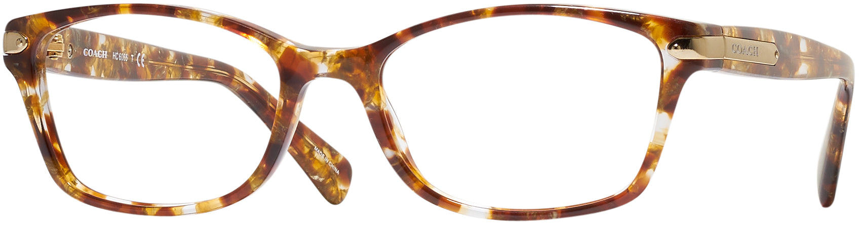Where are coach glasses online made
