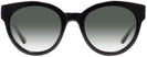 Round Blue Glitter Coach 8265 w/ Gradient Progressive No-Line Reading Sunglasses View #2
