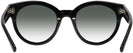 Round Blue Glitter Coach 8265 w/ Gradient Progressive No-Line Reading Sunglasses View #4