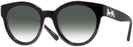 Round Blue Glitter Coach 8265 w/ Gradient Progressive No-Line Reading Sunglasses View #1
