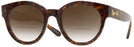 Round Tortoise Glitter Coach 8265 w/ Gradient Bifocal Reading Sunglasses View #1