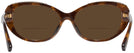 Oval Dark Tortoise Coach 8296U Bifocal Reading Sunglasses View #4