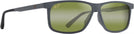 Rectangle Matte Dark Grey/Neutral Grey Lens Maui Jim Pulama 618 View #1