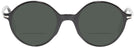 Round Black Persol 3249V Bifocal Reading Sunglasses View #2