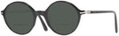 Round Black Persol 3249V Bifocal Reading Sunglasses View #1