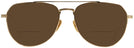 Aviator Gold Persol 5003ST Bifocal Reading Sunglasses View #2