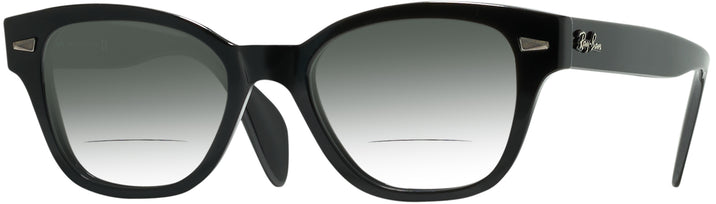 Wayfarer Black Ray-Ban 0880 w/ Gradient Bifocal Reading Sunglasses View #1