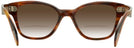 Wayfarer Striped Havana Ray-Ban 0880 w/ Gradient Bifocal Reading Sunglasses View #4
