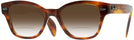 Wayfarer Striped Havana Ray-Ban 0880 w/ Gradient Bifocal Reading Sunglasses View #1