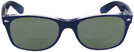 Wayfarer Matte Blue Ray-Ban 2132 Bifocal Reading Sunglasses View #2