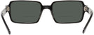 Rectangle Black Ray-Ban 2189 Bifocal Reading Sunglasses View #4