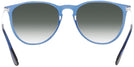 Round Trans Blue Ray-Ban 4171 w/ Gradient Progressive No-Line Reading Sunglasses View #4