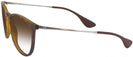 Round Havana Ray-Ban 4171 w/ Gradient Progressive No-Line Reading Sunglasses View #3