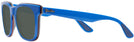 Wayfarer Blue Red Gray Ray-Ban 4368 Progressive No Line Reading Sunglasses View #3