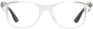 Rectangle Transparent Ray-Ban 4640V Computer Style Progressive View #2