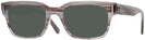 Square Striped Grey Ray-Ban 5388L Progressive No Line Reading Sunglasses View #1