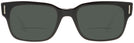 Square Black On Transparent Ray-Ban 5388 Bifocal Reading Sunglasses View #2