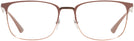 Square Beige On Copper Ray-Ban 6421 Single Vision Full Frame View #2