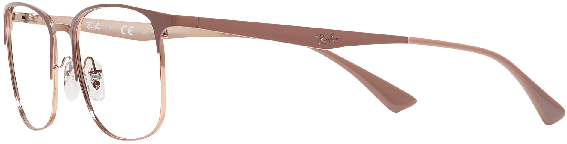 Ray Ban RX6421 Eyeglasses 2973 Beige On Copper