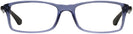 Rectangle Trans Blue Ray-Ban 7017 Computer Style Progressive View #2