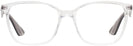 Square Transparent Ray-Ban 7066 Single Vision Full Frame View #2