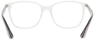 Square Transparent Ray-Ban 7066 Single Vision Full Frame View #4
