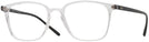 Square Transparent Ray-Ban 7185 Single Vision Full Frame View #1