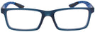Rectangle Blue Ray-Ban 8901 Computer Style Progressive View #2