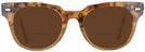 Wayfarer Stripped Havana Ray-Ban 2168 Meteor Bifocal Reading Sunglasses View #2