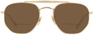 Aviator Gold Ray-Ban 3648 Bifocal Reading Sunglasses View #2