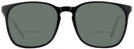Square Black Ray-Ban 5387 Bifocal Reading Sunglasses View #2