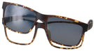Rectangle Matte Tortoise Seattle Eyeworks 960 with Clip Computer Style Progressive View #1