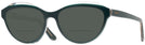 Cat Eye Green Crystal Tod&#39;s 5132 Bifocal Reading Sunglasses View #1