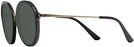 Oversized Black Tory Burch 9058 Progressive No Line Reading Sunglasses View #3