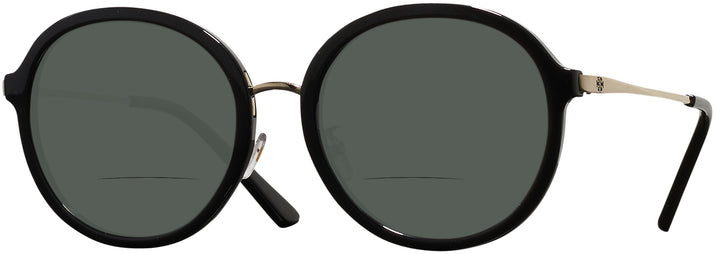 Oversized Black Tory Burch 9058 Bifocal Reading Sunglasses View #1