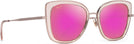 Rectangle Transparent Pink w/ Rose Gold Sunrise Maui Jim Violet Lake 843 View #1