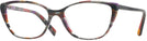Cat Eye Top Black Multicolor Alain Mikli A03082 Single Vision Full Frame View #1
