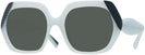 Oversized Pointelle White/noir Mikli Alain Mikli A05054 Progressive No Line Reading Sunglasses View #1