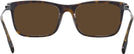Rectangle Dark Havana Burberry 2384 Progressive No-Line Reading Sunglasses View #4