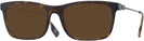Rectangle Dark Havana Burberry 2384 Progressive No-Line Reading Sunglasses View #1