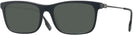 Rectangle Matte Black Burberry 2384 Progressive No-Line Reading Sunglasses View #1