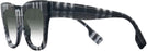 Oversized,Square Check White/black Burberry 4364 w/ Gradient Bifocal Reading Sunglasses View #3