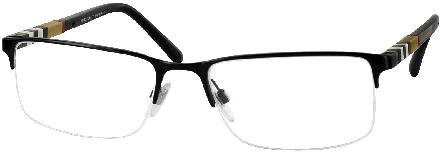 Black Black Burberry 1282 Single Vision Full Frame Reader