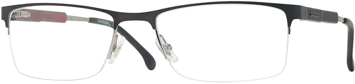 Rectangle Brown Carrera 8835 Single Vision Full Frame View #1