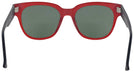 Wayfarer Matte Red Chloe Progressive No Line Reading Sunglasses View #4