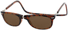 Wayfarer Tortoise CliC Ashbury Progressive No Line Reading Sunglasses View #1