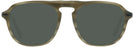 Square Olive Horn/black Canali CO219A Progressive No Line Reading Sunglasses View #2