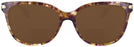 Square Confetti Light Brown Coach 8132 Bifocal Reading Sunglasses View #2