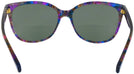 Square Confetti Purple Coach 8132 Bifocal Reading Sunglasses View #4